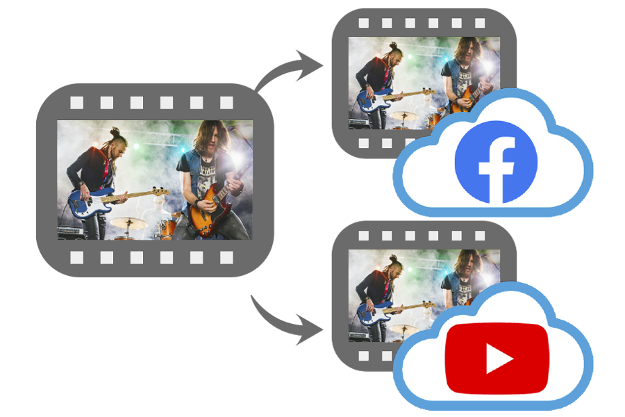 Hardware streaming encoder on a rack