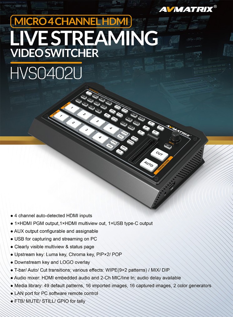 Video Mixer Video Switcher